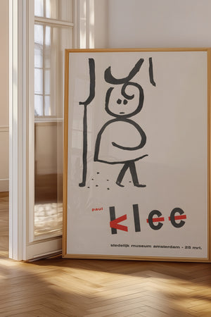 Demon – Paul Klee plakat med abstrakt kunstmotiv fra 1920’erne – modernistisk kunstplakat i tidløs stil.