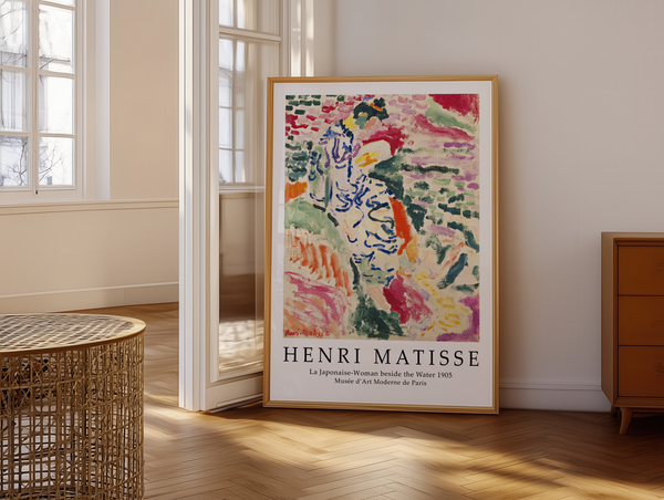 Woman Beside the Water – Matisse Plakat