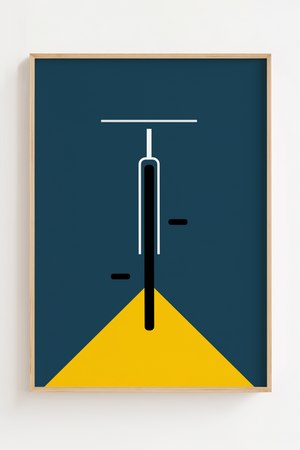 Bauhaus Bicycle Plakat