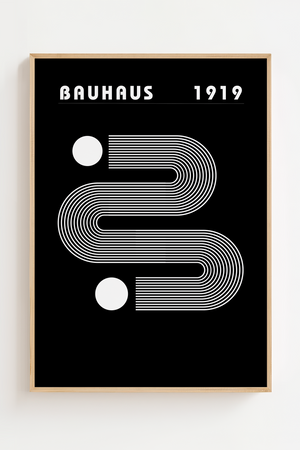 Bauhaus 1919 Two way Plakat