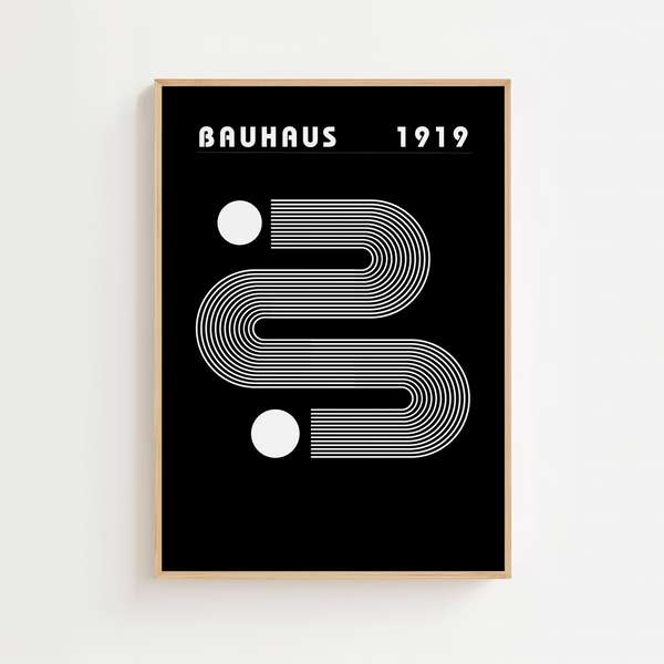 Bauhaus 1919 Two way Plakat