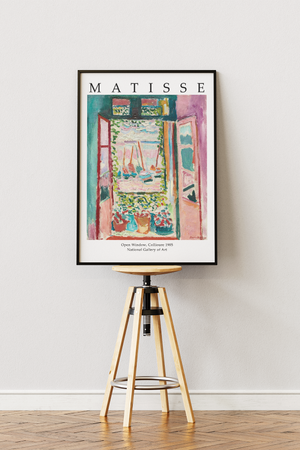 Matisse plakat med maleriet Landscape at Collioure fra 1905 i farverig fauvistisk stil.