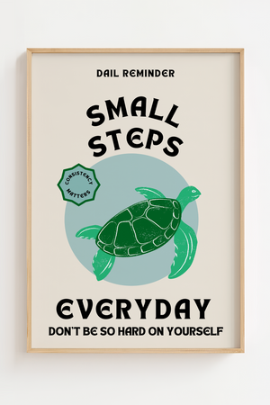 Small Steps Plakat