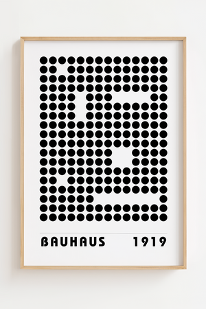 Bauhaus 1919 White Eye Plakat
