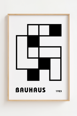 Bauhaus Circles Collide Plakat