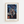 Ekspressionistisk portræt plakat med kraftfulde blå og orange farver