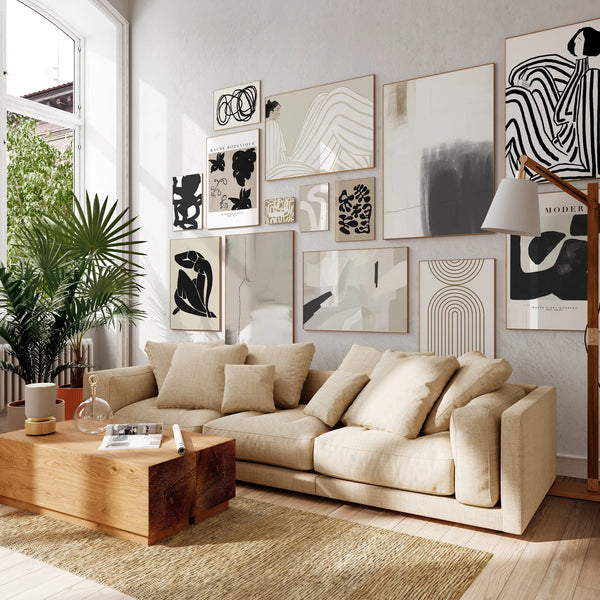 Sort/hvid plakater - Shop sort hvid plakater online