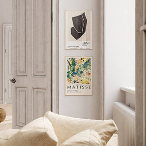 Galerie Maeght UBAC - Louisiana plakat er en elegant kombination af modernistisk