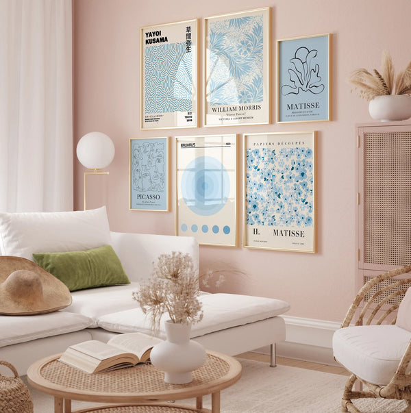 Udforsk vores blå Matisse plakater. Tilføj tidløs elegance til dit hjem med unikke kunstværker. Perfekte til stue, hjem og værelse. Køb plakater online i dag.