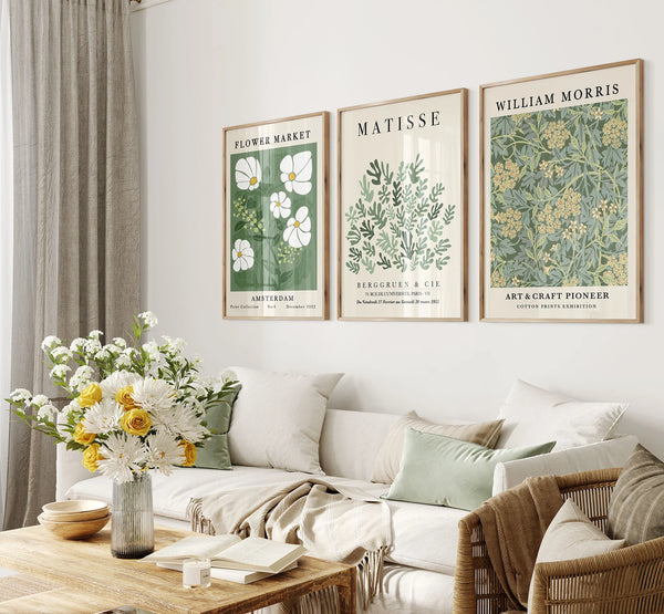 Udforsk vores grønne Matisse posters. Tilfør friskhed og elegance til dit hjem med unikke kunstværker. Perfekte til stue, hjem og værelse. Køb posters online nu.