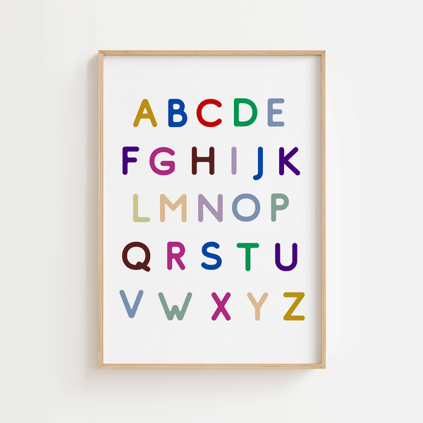 A-Z Alfabet Plakat
