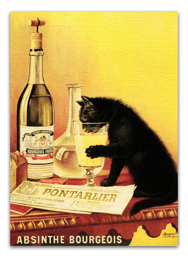 Absinthe Bourgeois Plakat