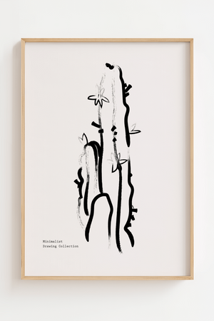 Abstract Cactus Plakat