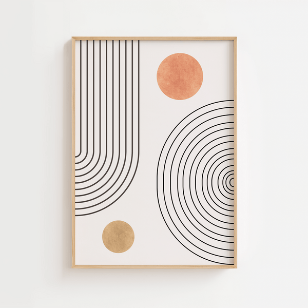 Abstract Circle Plakat