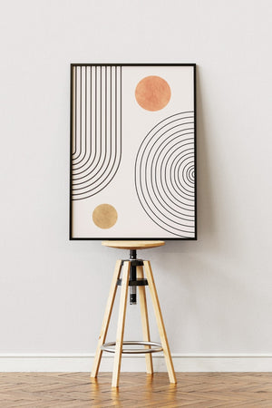 Abstract Circle Plakat | Minimalistisk & Moderne Kunst
