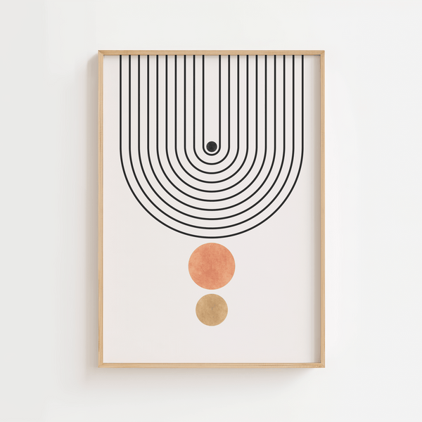 Abstract Door up Plakat