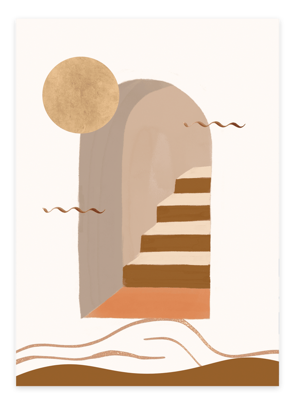 Abstract Doorway Plakat