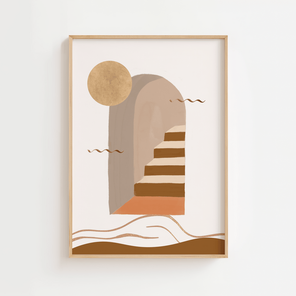 Abstract Doorway Plakat