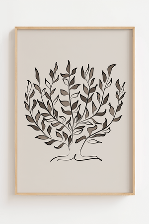 Abstract Flower - Matisse Plakat