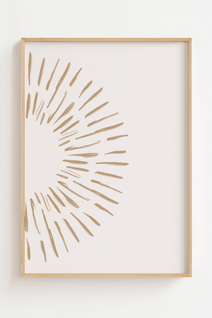 Abstract Half Sun Plakat