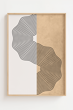 Abstract Line Part Plakat