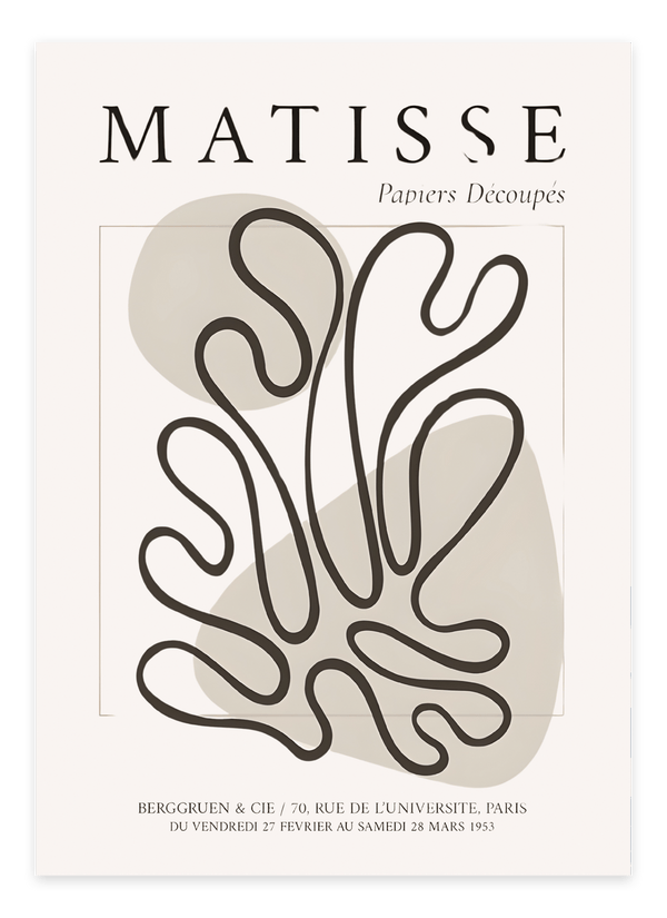 Abstract Matisse Plakat