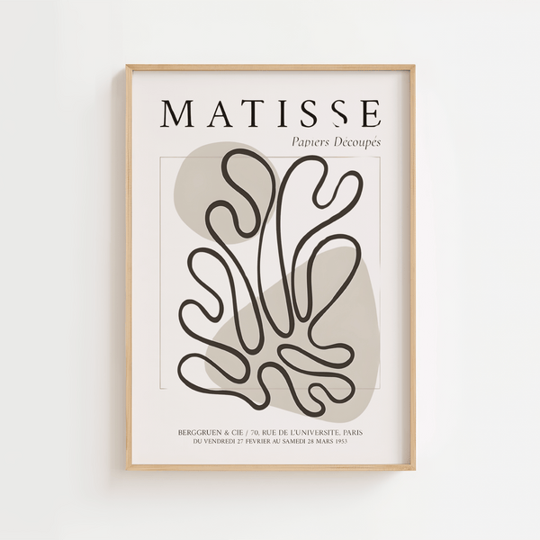 Abstract Matisse Plakat