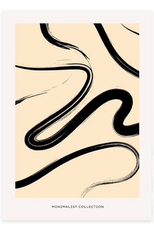 Abstract Minimalist Plakat | Stilren & Moderne Kunst
