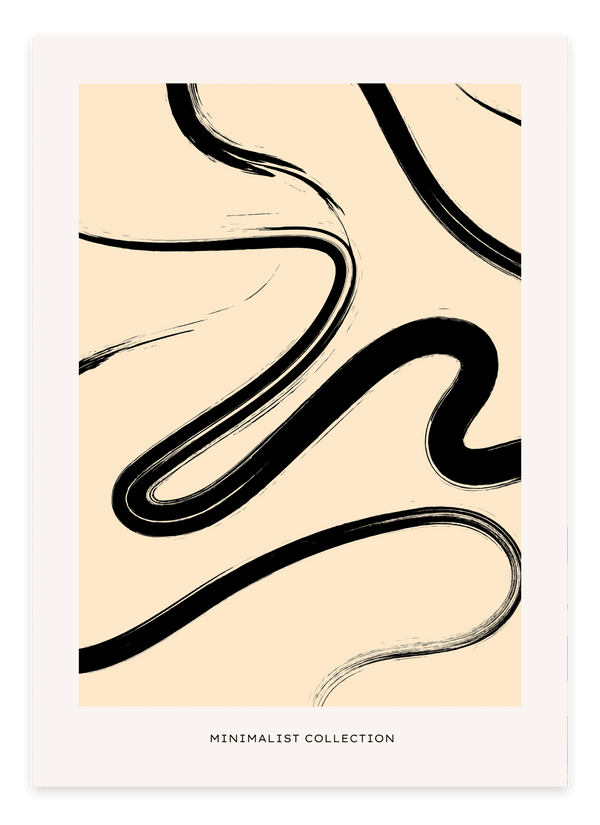 Abstract Minimalist Plakat | Stilren & Moderne Kunst