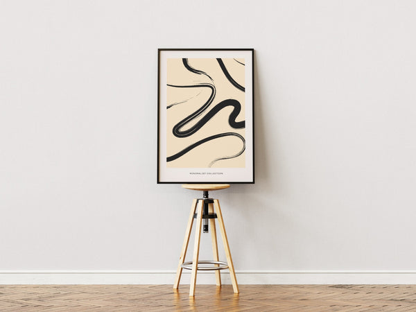 Abstract Minimalist Plakat | Stilren & Moderne Kunst