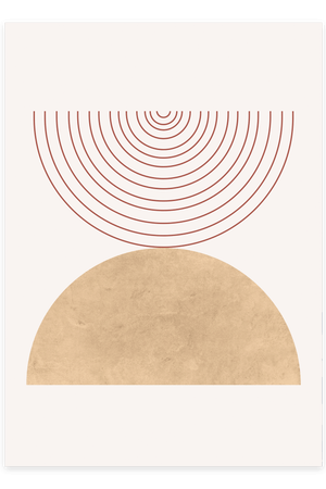 Abstract Opposite Plakat | Moderne & Minimalistisk Kunst