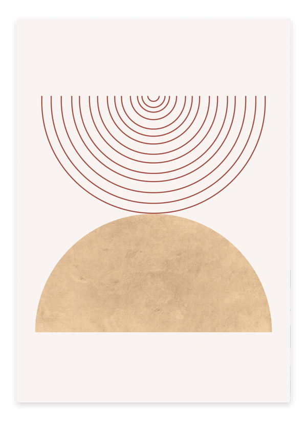 Abstract Opposite Plakat | Moderne & Minimalistisk Kunst