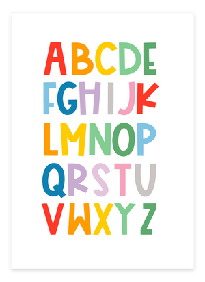Alfabet Plakat til børn