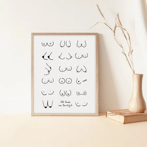 "All Boobs Are Beautiful" Plakat