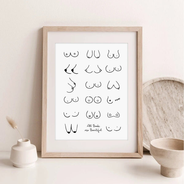 "All Boobs Are Beautiful" Plakat