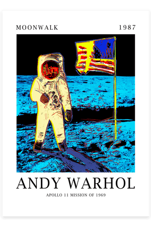 Apollo 11 - Andy Warhol Plakat