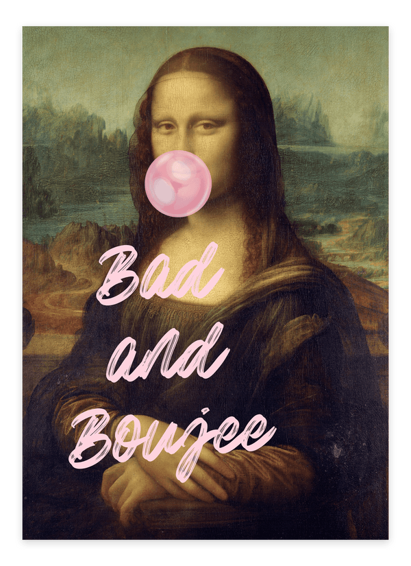 Bad & Boujee - Mona lisa Plakat