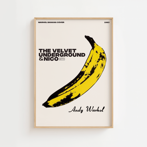 Banana - Andy Warhol Plakat