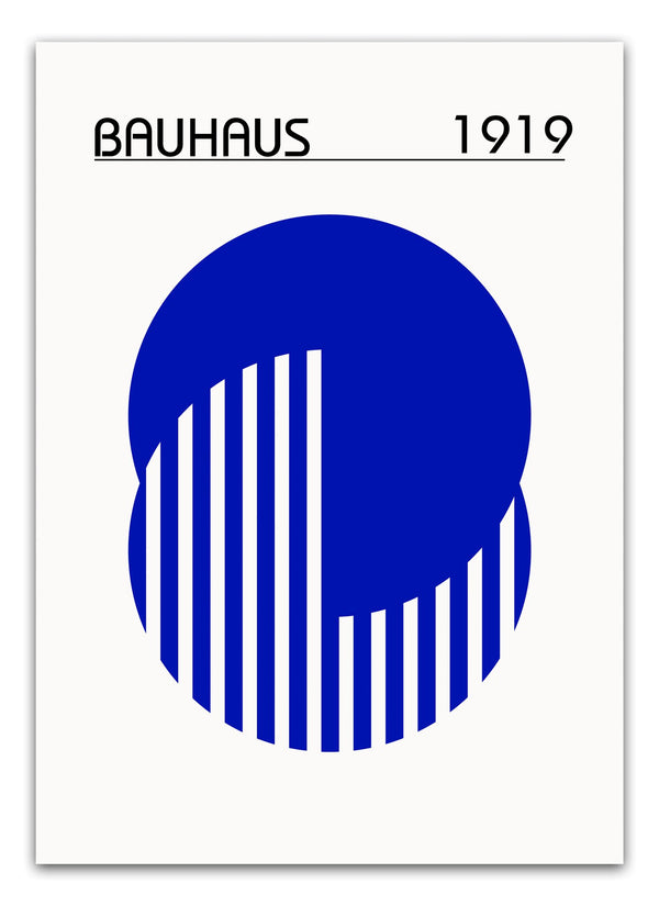 Bauhaus 1919 Circles Plakat