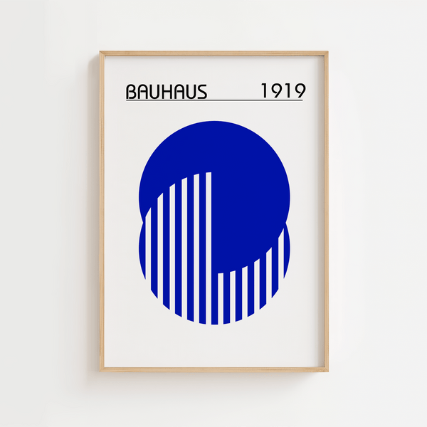Bauhaus 1919 Circles Plakat