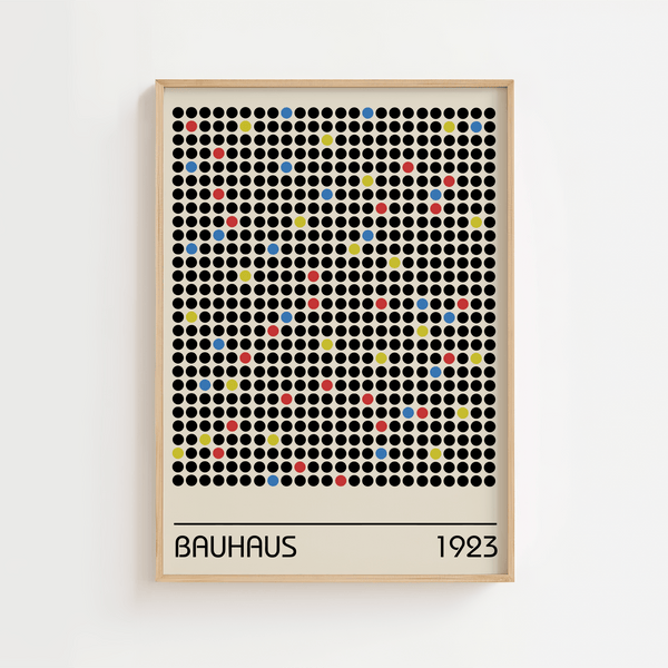 Bauhaus 1923 Dots Plakat