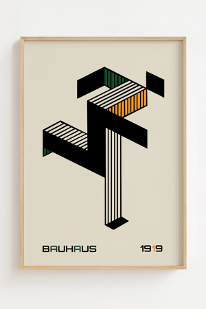 Bauhaus Running Man Plakat