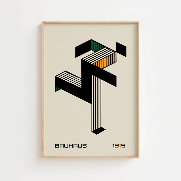 Bauhaus Running Man Plakat