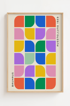 Bauhaus Wall Austellung Plakat