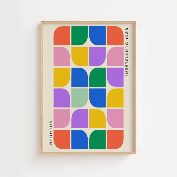 Bauhaus Wall Austellung Plakat