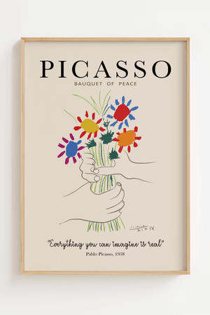 Bauquet of Peace - Picasso Plakat