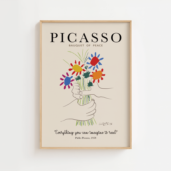 Bauquet of Peace - Picasso Plakat