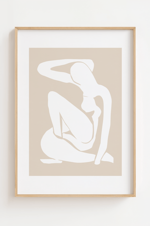 Beige Madame Matisse Plakat