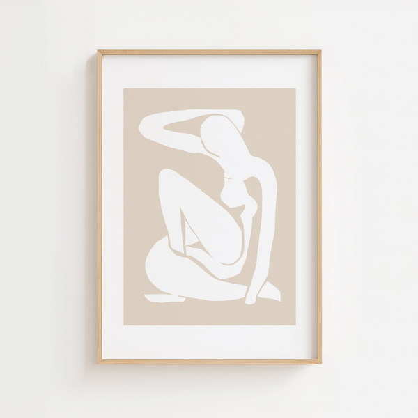 Beige Madame Matisse Plakat