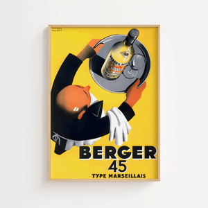 "Berger 45" plakat – Klassisk fransk vintage plakat | Fra 99,-